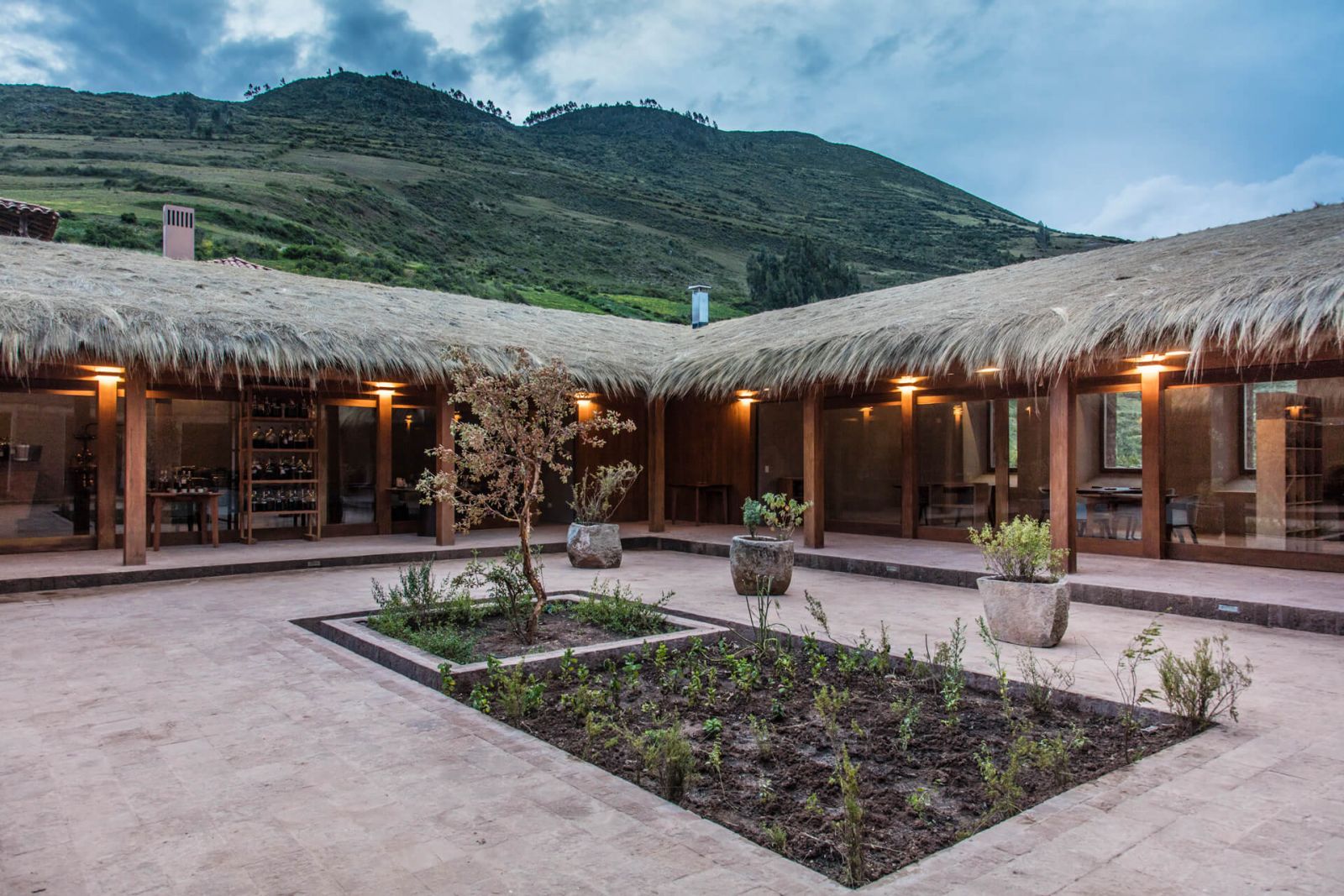 The rustic exterior of Mil Centro