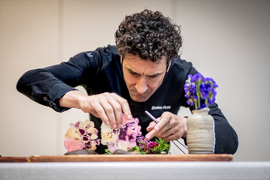 The chef at work