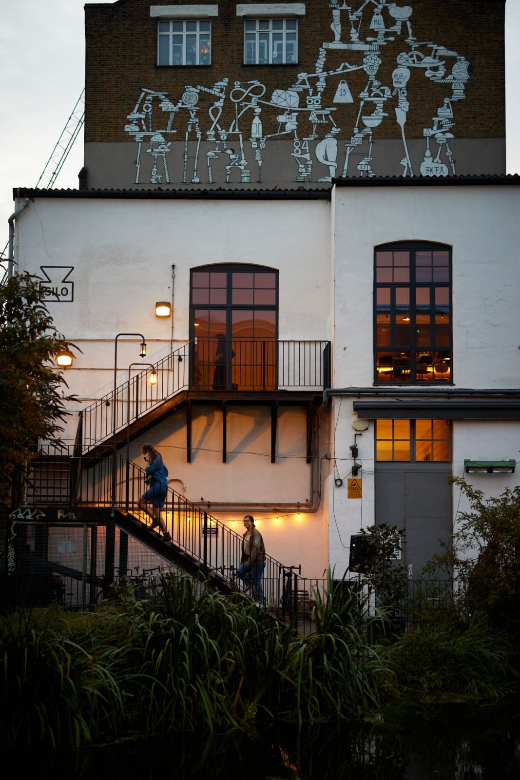 A view of Silo’s characteristic exterior