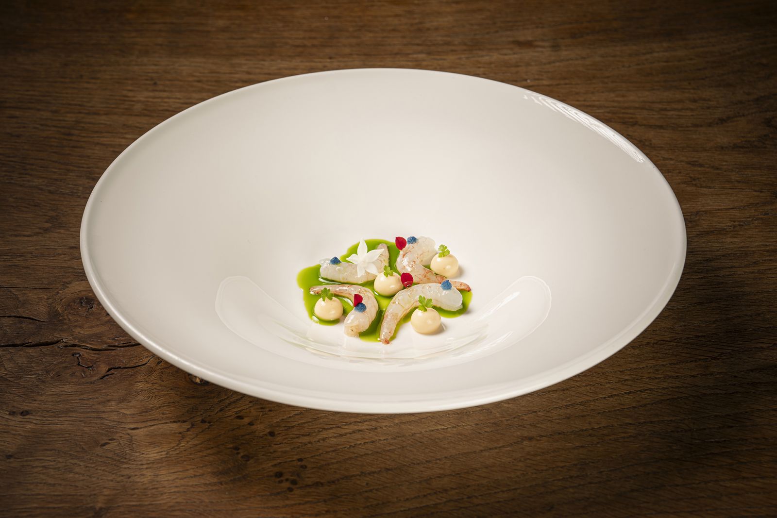 One of the dishes served at Azurmendi