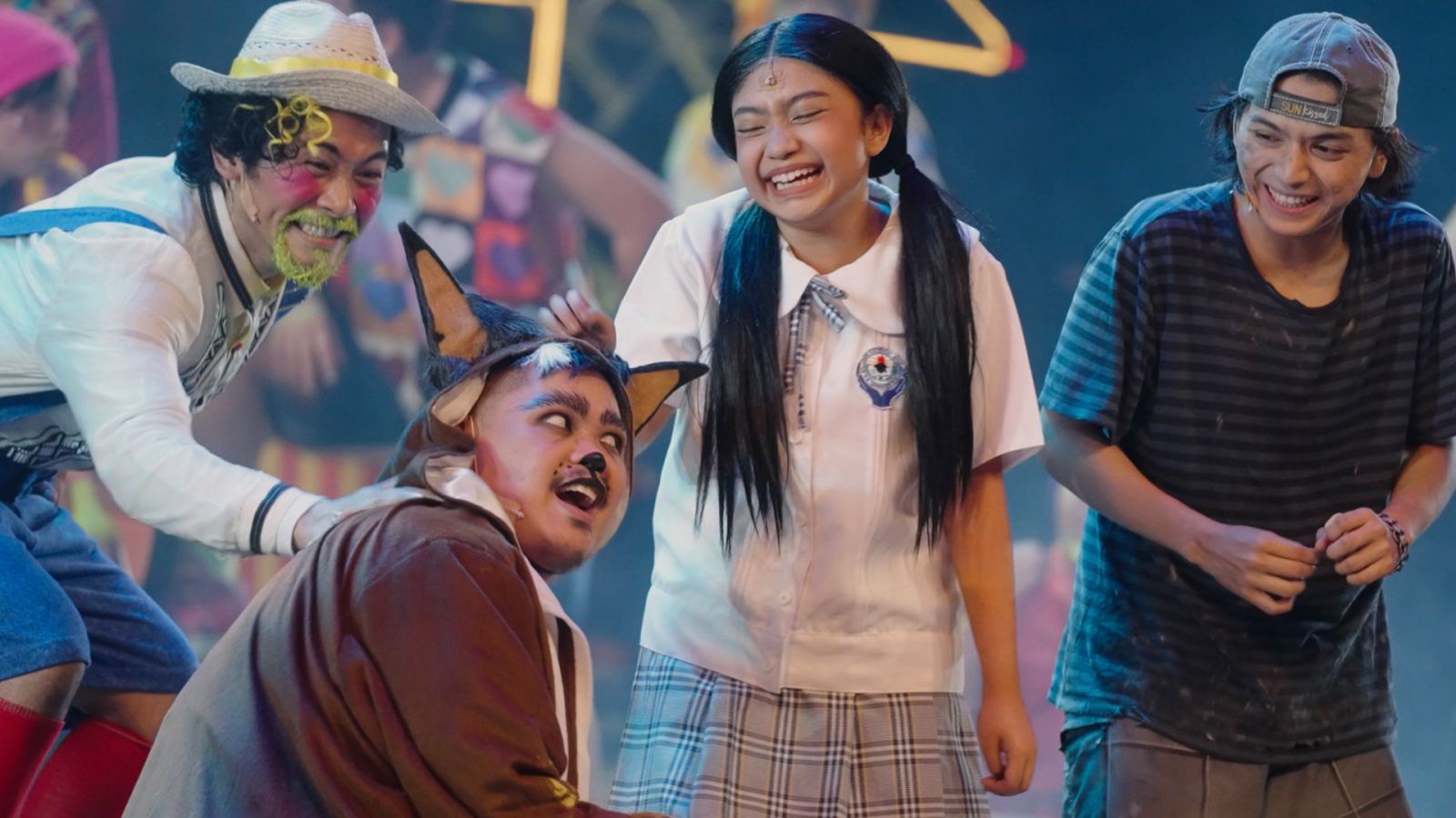 Boo Gabunada and Jules De La Paz (1st and 2nd from left) play the characters of Buloy and Murlock