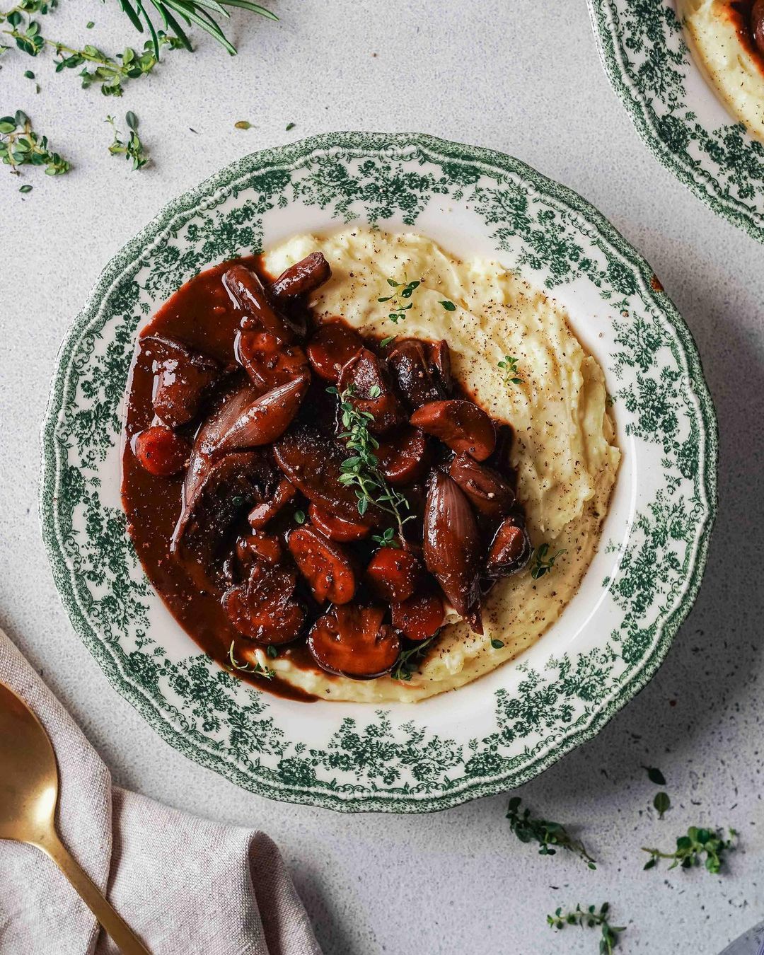 Plant-based mushroom and vegetable bourguignon (Photo: Instagram / @la.cuisine.de.geraldine)