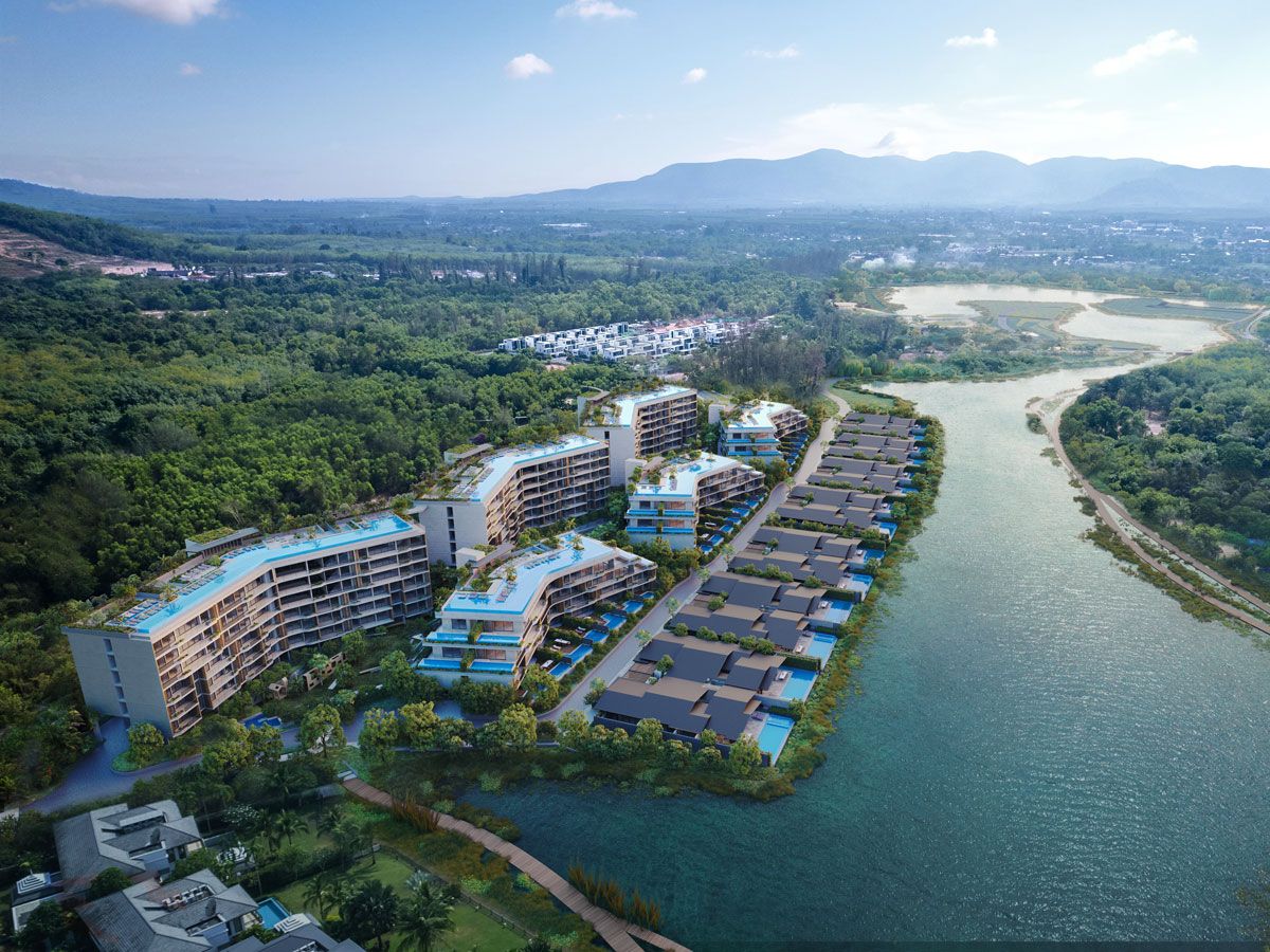 An artist's impression of the aerial view of Laguna Lakelands