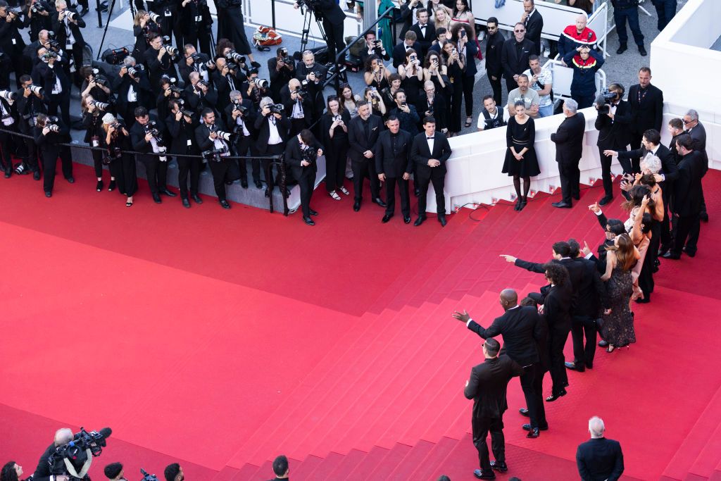 The Cannes Film Festival’s famous red carpet is now only replaced once daily from May 14 to 25 (Photo: Getty Images)