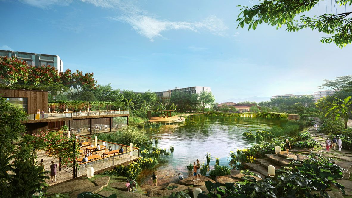 An artist’s impression of Laguna Lakelands, Banyan Group’s hospitality-led integrated residential enclave in Phuket