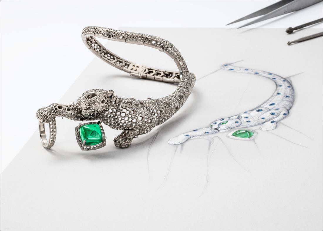 Cartier Nature Sauvage Panthere Jaillissante