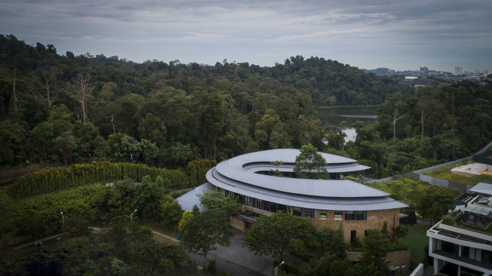 An ariel view of YeYuen house