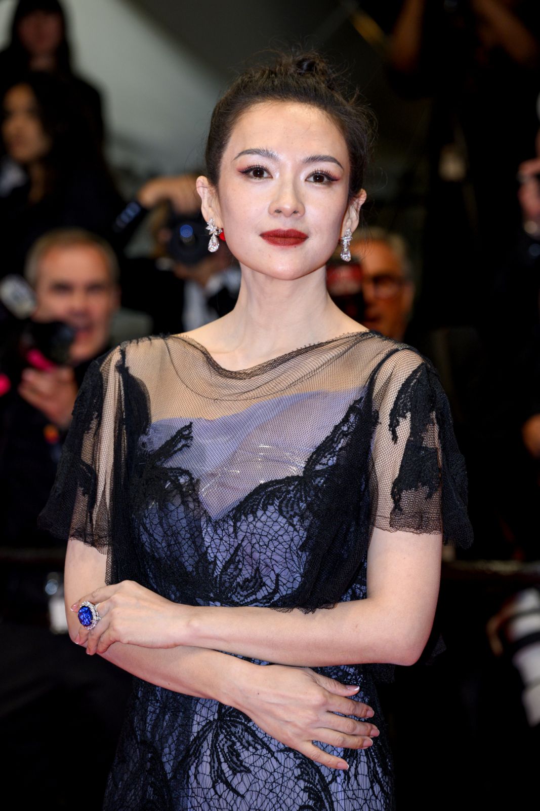 CANNES, FRANCE - MAY 24: Zhang Ziyi attends the "She's Got No Name" Red Carpet at the 77th annual Cannes Film Festival at Palais des Festivals on May 24, 2024 in Cannes, France. (Photo by Lionel Hahn/Getty Images)