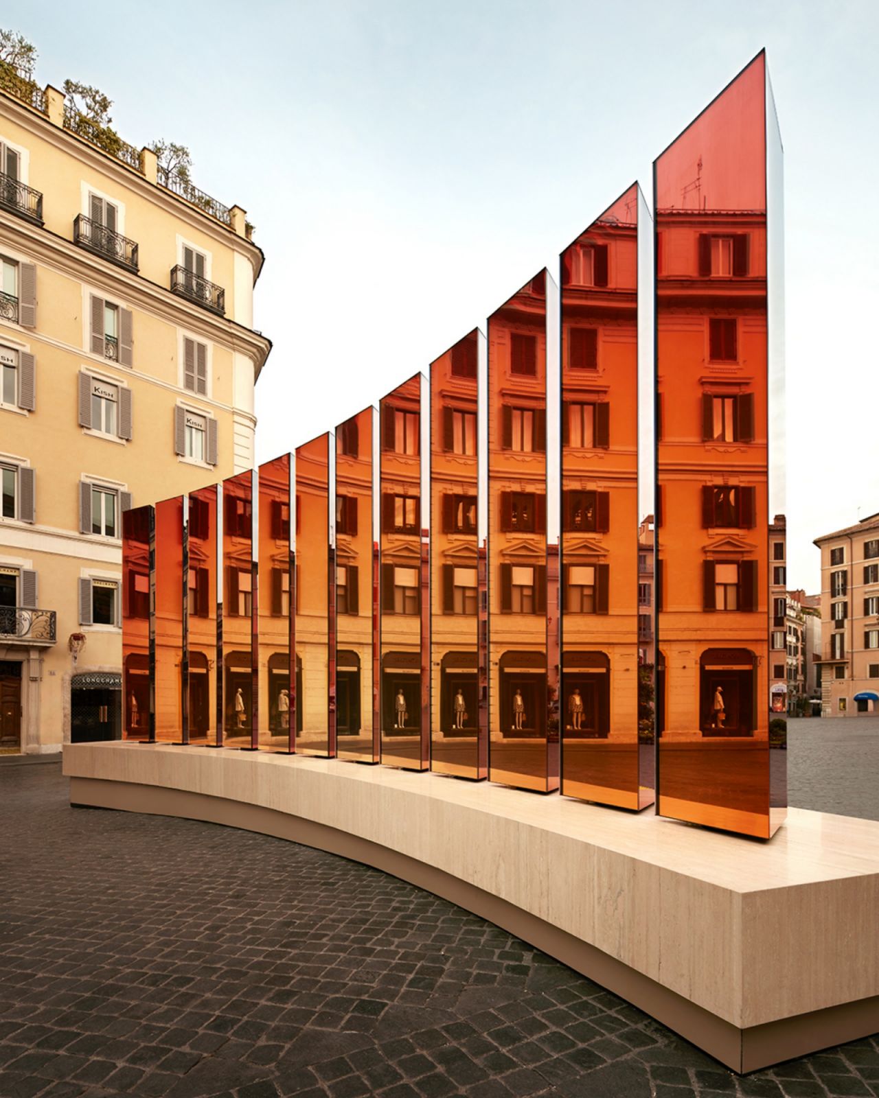 「Vista Aeterna」大型裝置藝術品。(Photo: Bulgari)