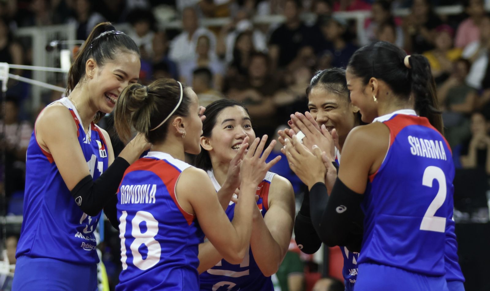 Alas Filipina rallies for victory from home (Photo: Philippine National Volleyball Federation/Facebook)