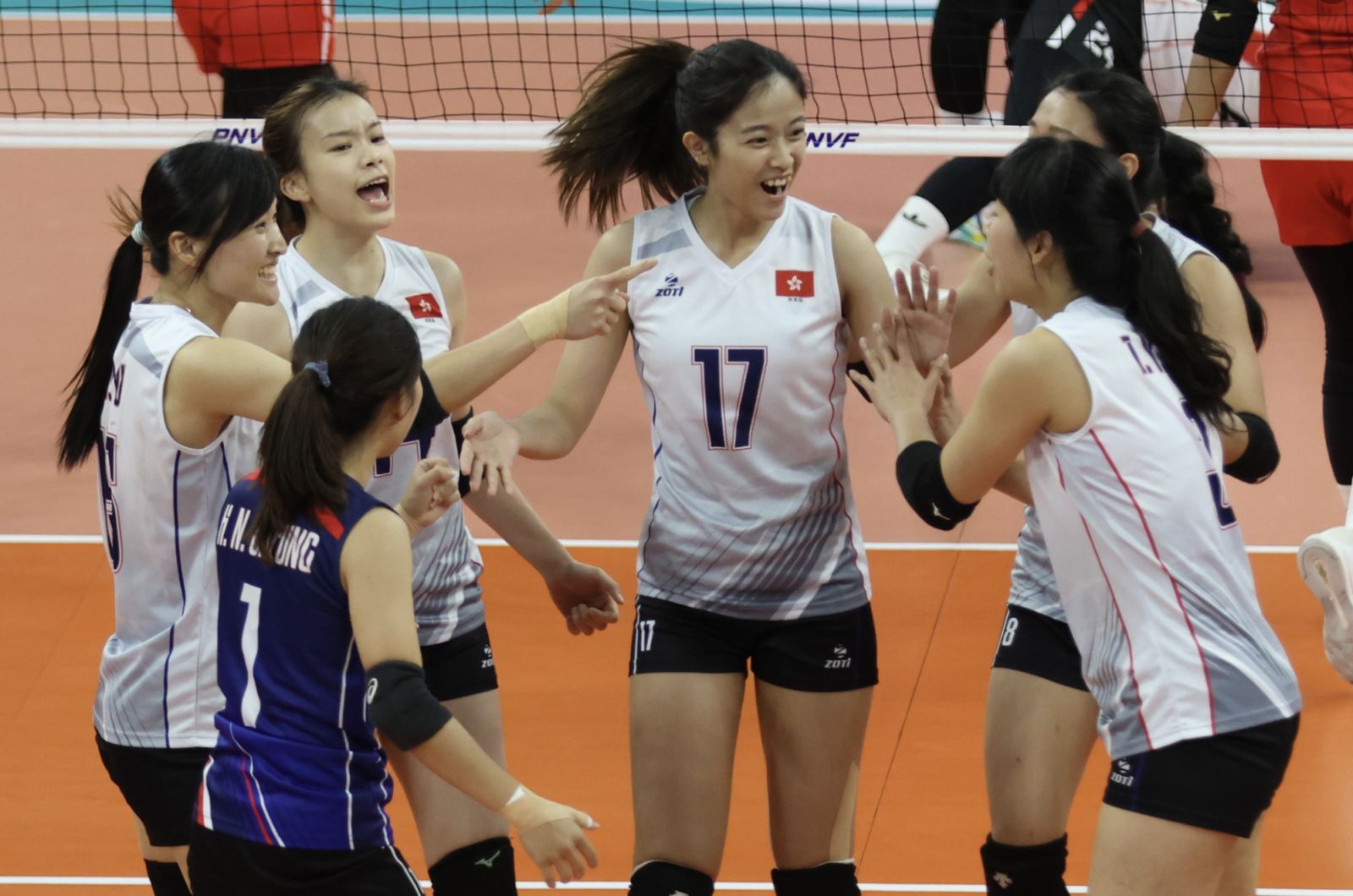 Top female volleyball players from Hong Kong (Photo: Philippine National Volleyball Federation/Facebook)