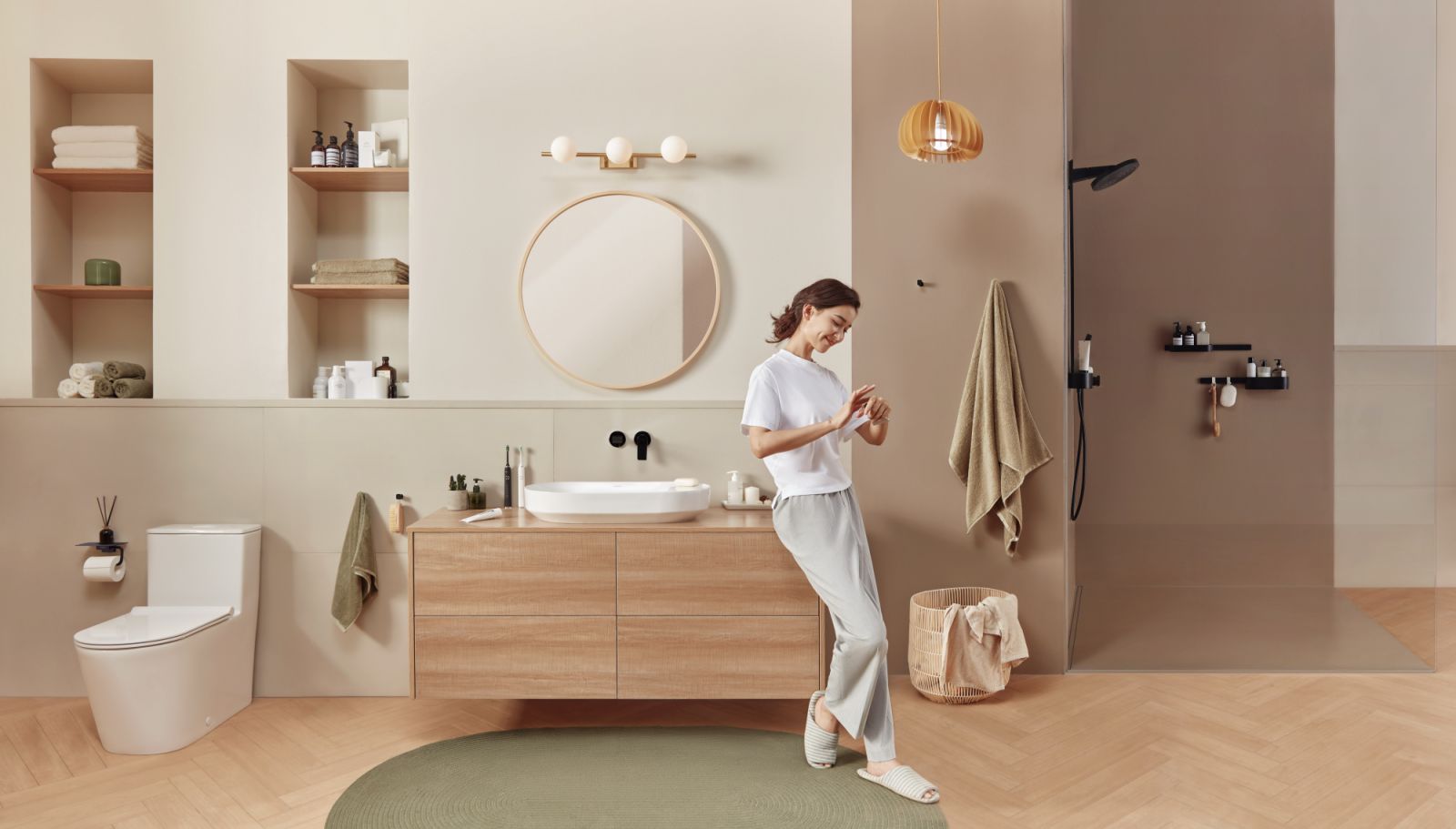 hansgrohe MellowTide Washbasin (Photo: Courtesy of hansgrohe)