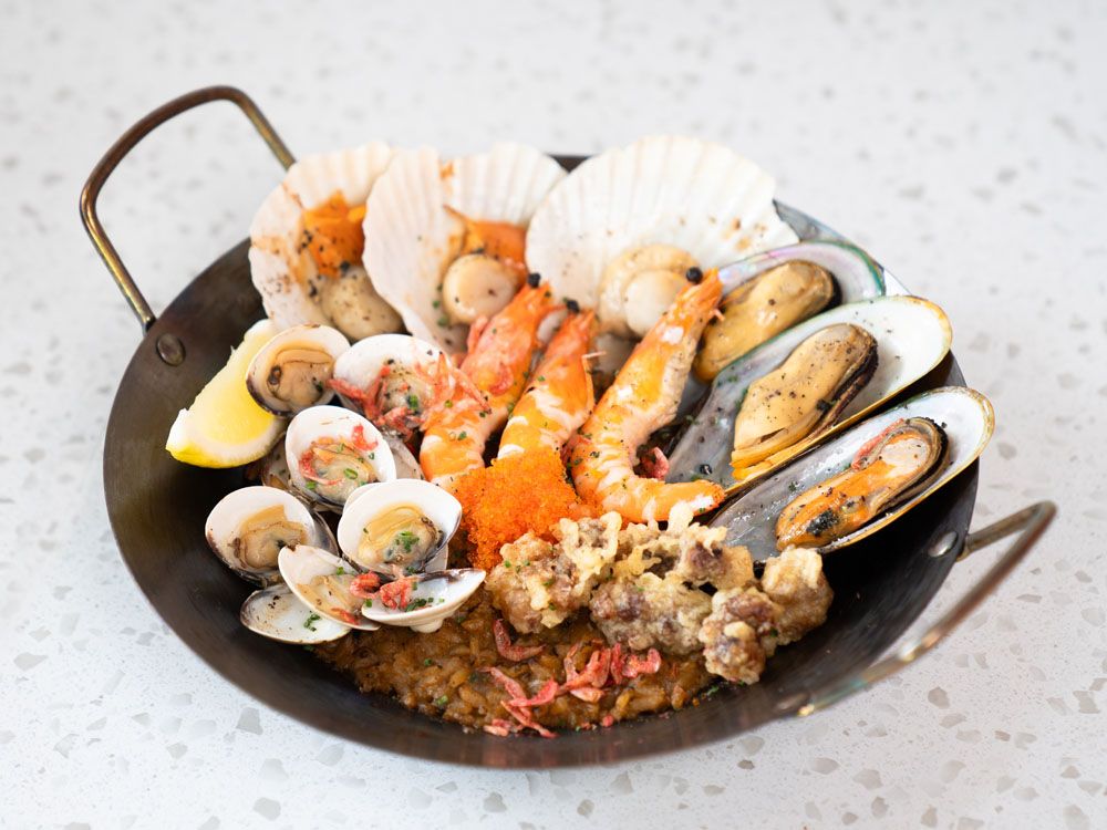 Seafood paella, one of Tipsy Flamingo's signatures in Singapore and Malaysia