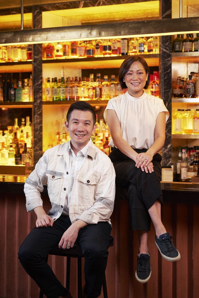 Indra Kantono and Gan Guoyi