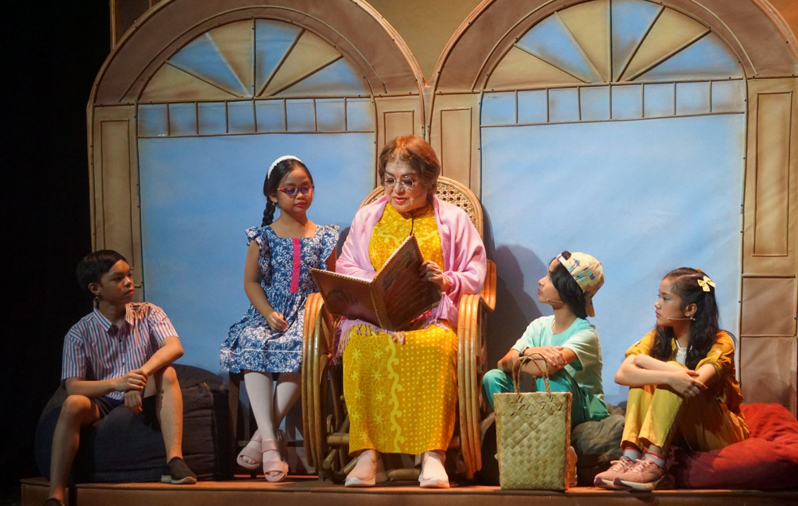 Mitch Valdez as Lola Basyang in Ballet Manila’s ‘Tatlong Kuwento ni Lola Basyang’