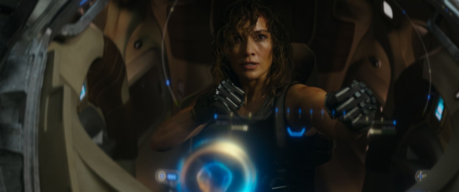 Atlas. Jennifer Lopez as Atlas Shepherd. Cr. Courtesy of Netflix ©2024.