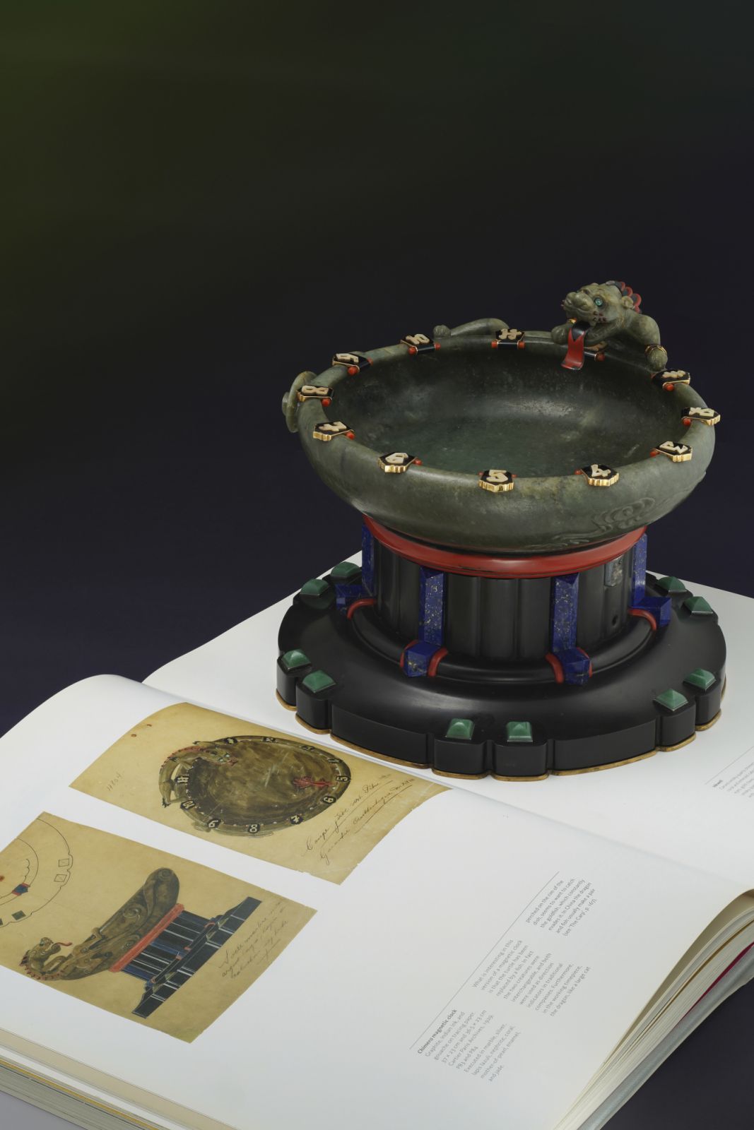 Cartier La Pendule Magnétique Water Clock described in Cartier’s Tome (Photo: courtesy of Phillips Watches)