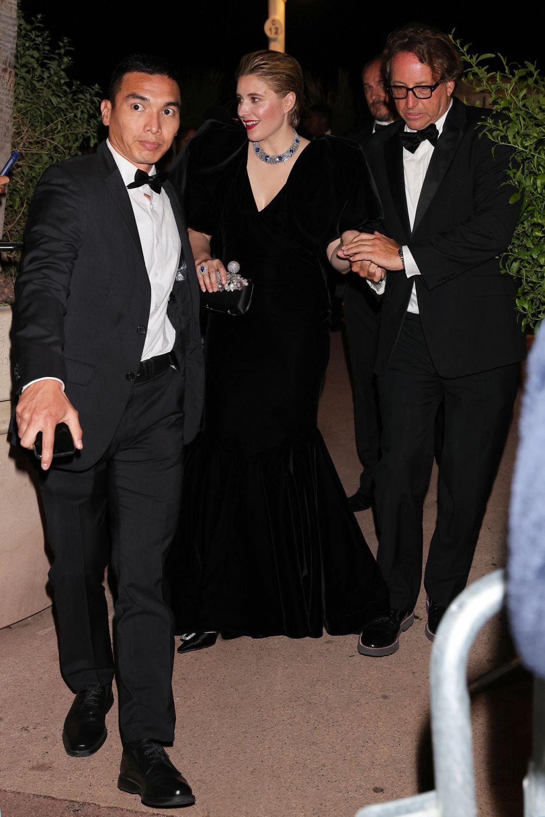 Greta Gerwig seen leaving Chopard Party during the 77th Cannes Film Festival wearing Chopard necklace and black evening gown



Pictured: Greta Gerwig

Ref: SPL10828929 170524 NON-EXCLUSIVE

Picture by: Marijo Cobretti / SplashNews.com



Splash News and Pictures

**USE CHILD PIXELATED IMAGES OR FOOTAGE IF YOUR TERRITORY REQUIRES IT**
USA: 310-525-5808 
UK: 020 8126 1009

eamteam@shutterstock.com



World Rights,