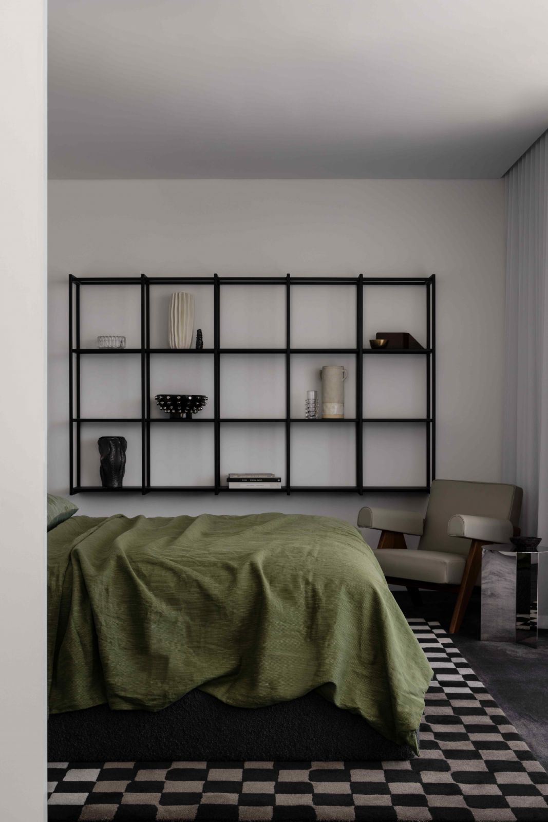 Grounded shades of green to add warmth and life