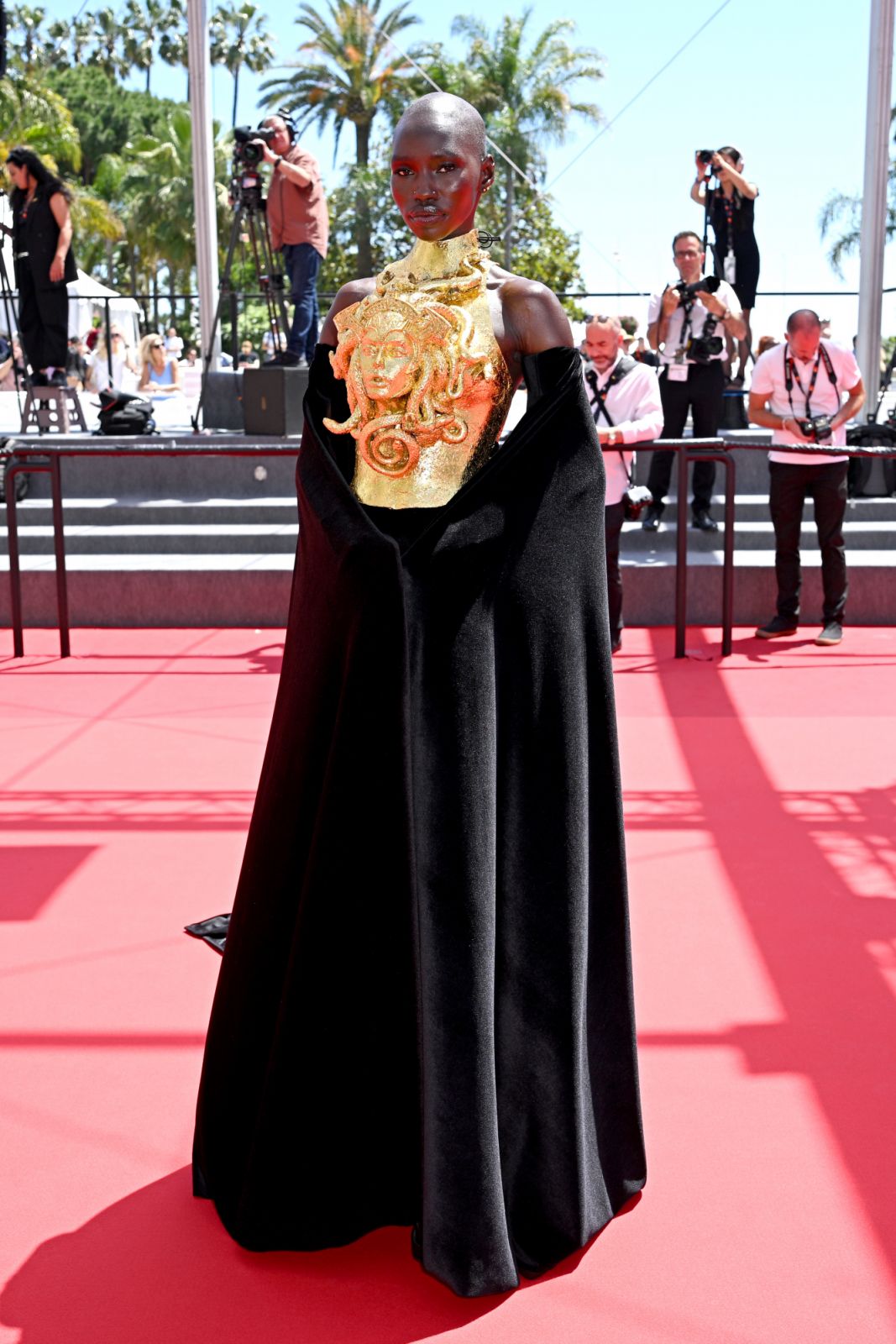 CANNES, FRANCE - MAY 22: Mitchell Akat Maruko Raan attends the "Grand Tour" Red Carpet at the 77th annual Cannes Film Festival at Palais des Festivals on May 22, 2024 in Cannes, France. (Photo by Kristy Sparow/Getty Images)