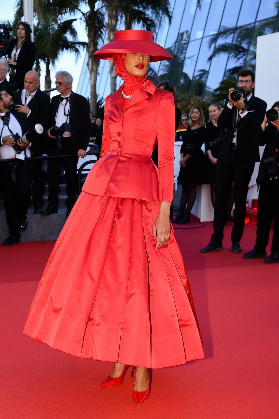 CANNES, FRANCE - MAY 21: Rawdah Mohamed attends the "Marcello Mio" Red Carpet at the 77th annual Cannes Film Festival at Palais des Festivals on May 21, 2024 in Cannes, France. (Photo by Dominique Charriau/WireImage)