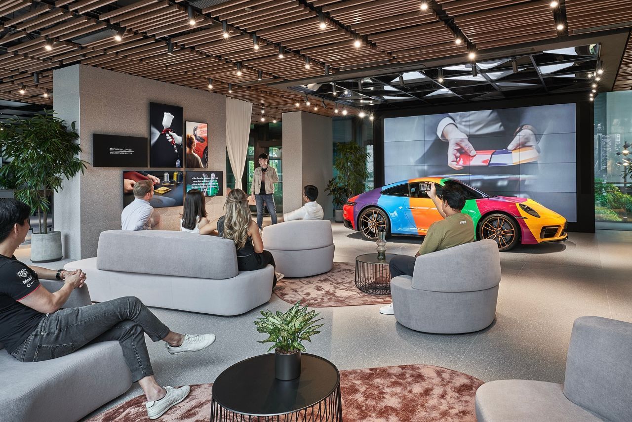 The Innovation and Dream Space in the Porsche Studio Singapore (Photo: Porsche)
