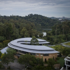 An aerial view of YeYuen house