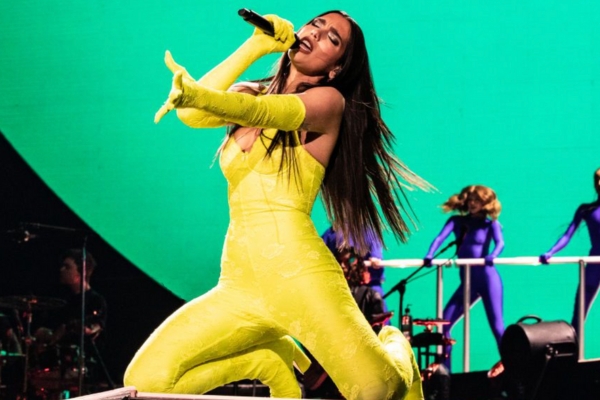 Dua Lipa during her Future Nostalgia world tour in 2022 (Photo: Getty Images)