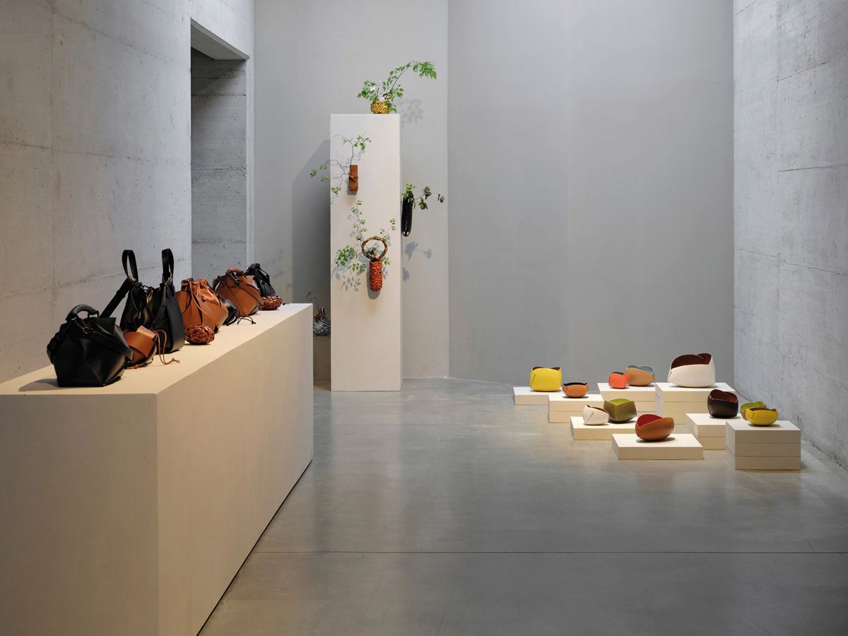 Loewe's latest leather bags and containers