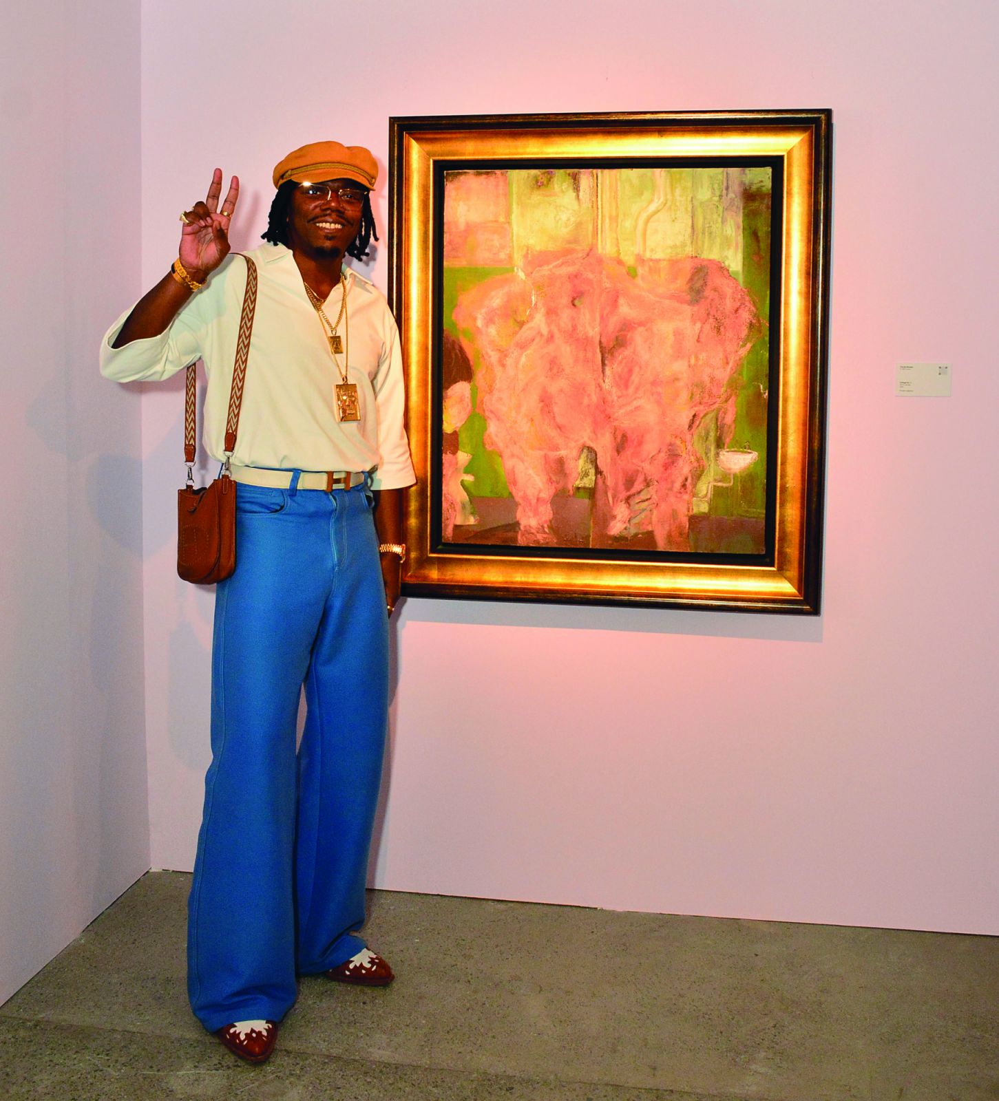 David “Mr StarCity” White enjoys the exhibition