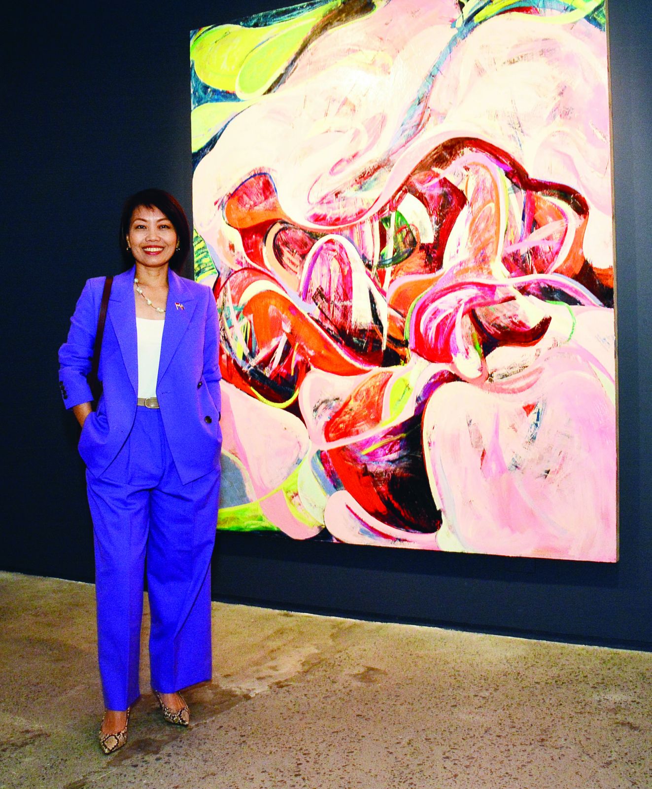 Singaporean Ambassador to the Philippines Constance See is the guest of honour