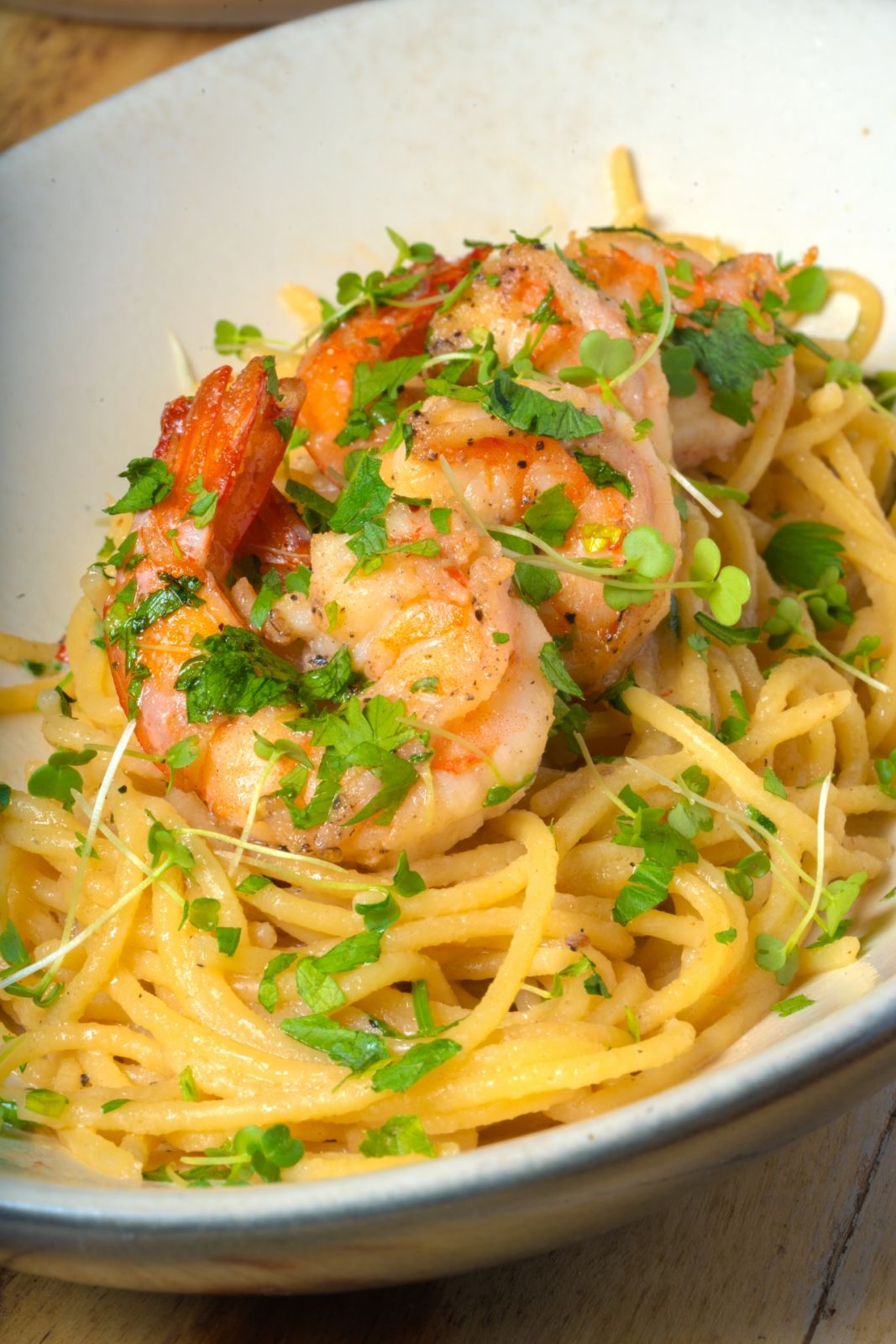 Pablo Bistro Spanish restaurant - Aglio olio pasta