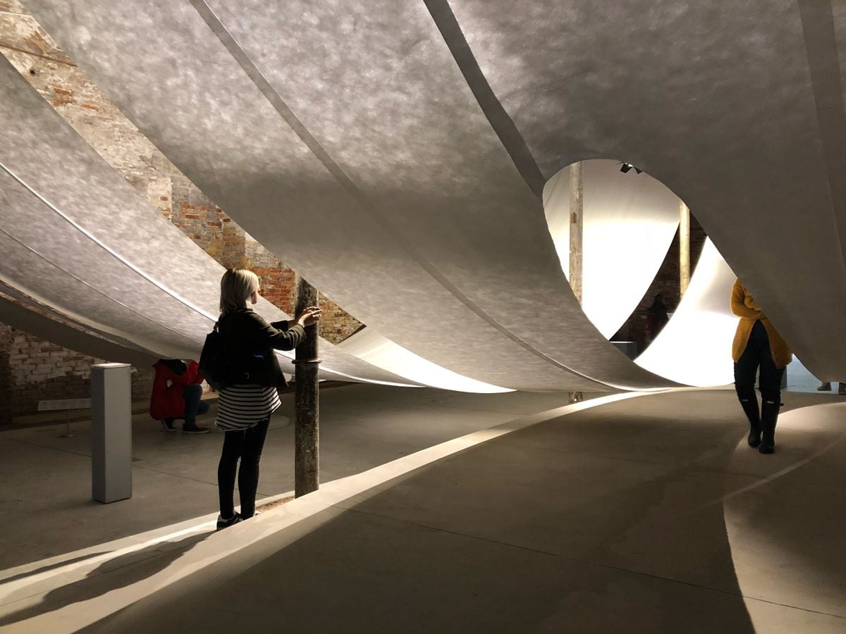 The “The PituRooms hotel itself serves as a gallery for these emerging artists. Inside its 2.8 by 3m rooms and outside on the visually porous, criss-crossing metal staircases are various artworks — both conventional ones such as paintings, sculptures and installations, as well as contemporary examples such as digital videos — that delight, entertain and compel guests to share them on their social channels.” exhibition at the Indonesian Pavilion, during Venice Architecture Biennale 2018