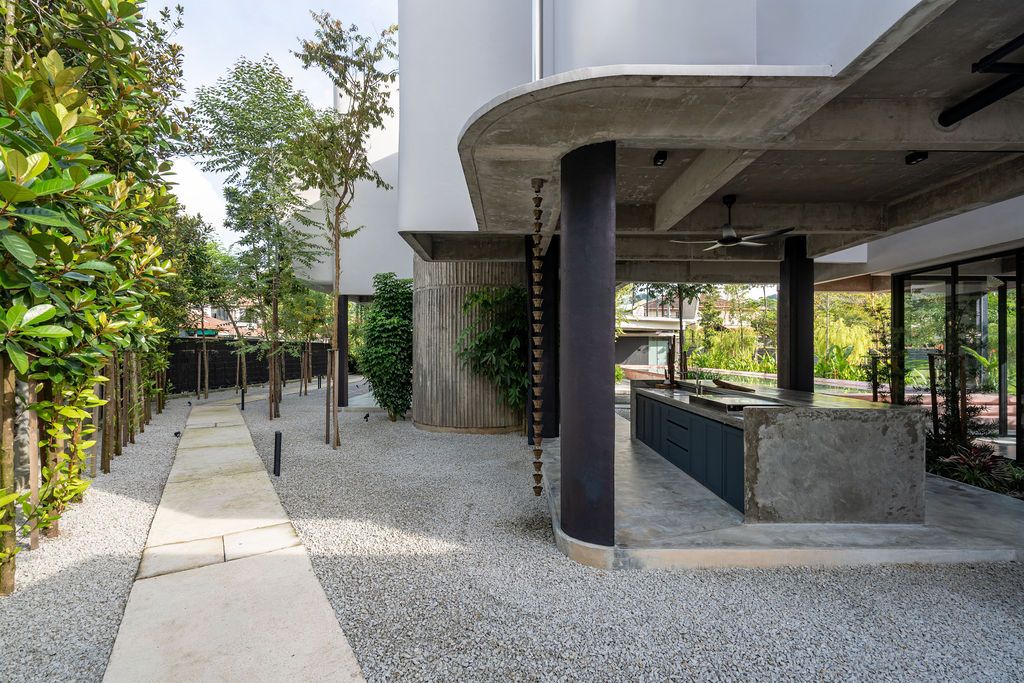 Airy, open areas
