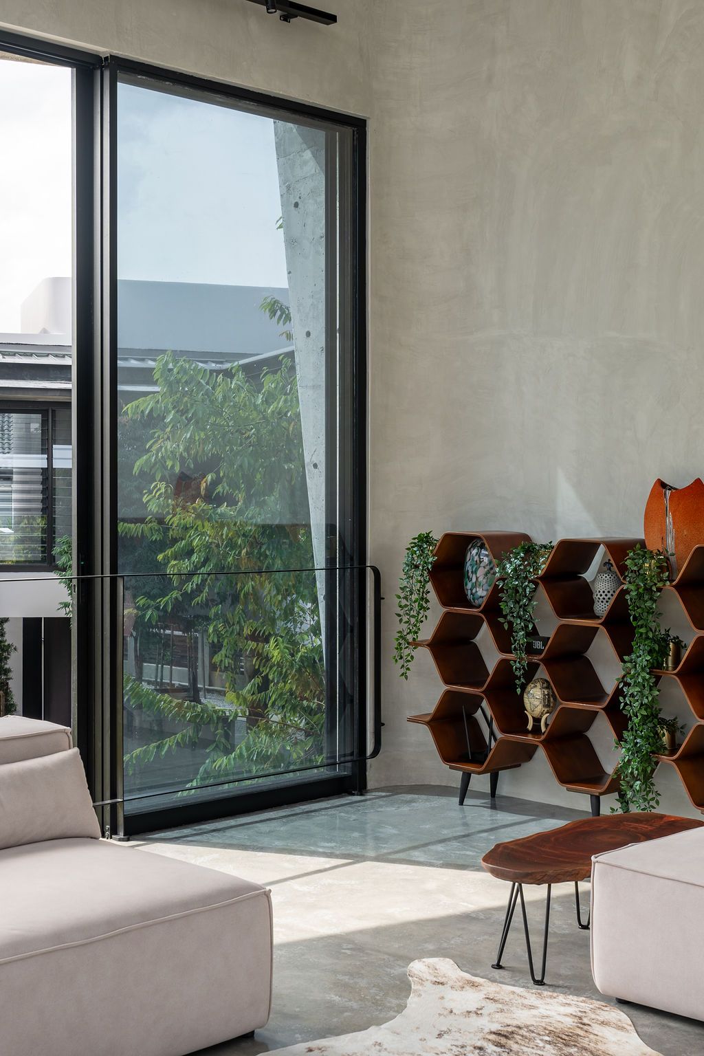 Concrete flooring