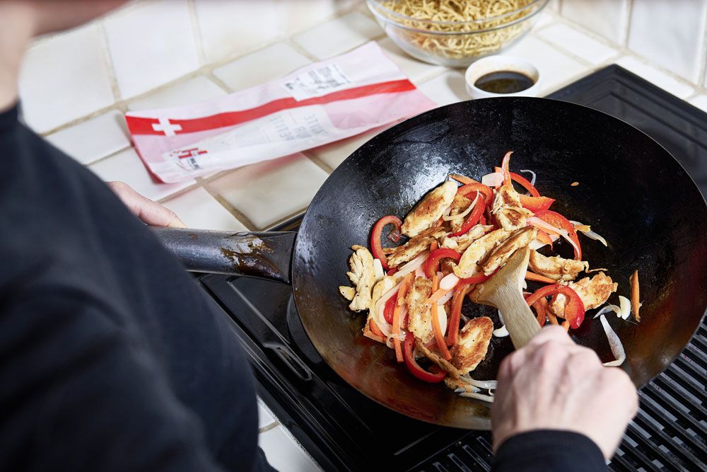 Good Meat cultivated chicken stir-fry