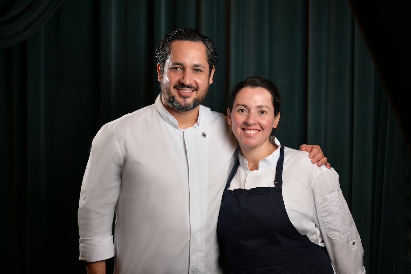 Chefs Francisco Araya and Fernanda Guerrero of Araya