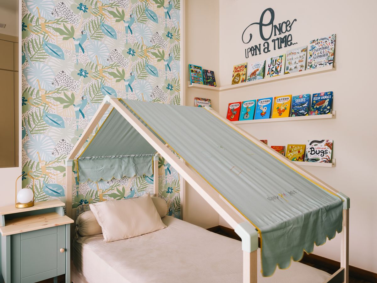 The three children’s themed bedrooms each reflects its occupant’s passions and personality