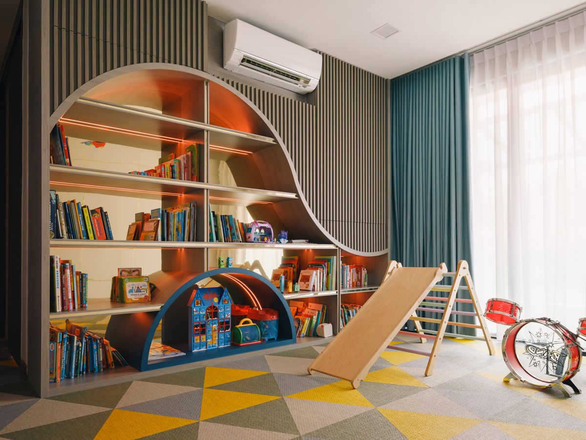 The three children’s themed bedrooms each reflects its occupant’s passions and personality