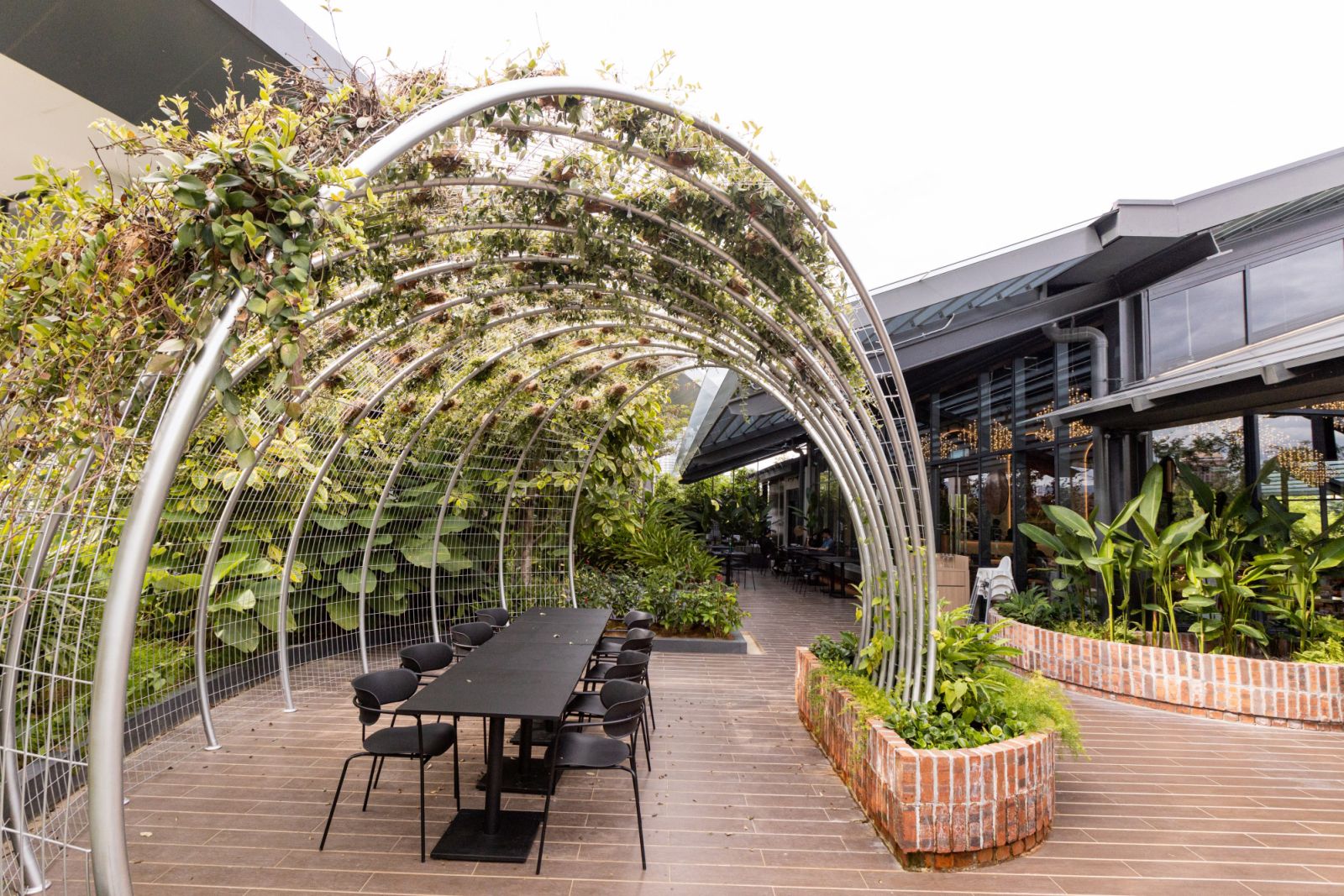 The outdoor seating area (Photo: Brick House Group)