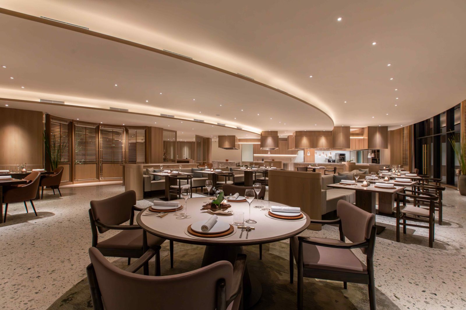The intimate main dining lounge (Photo: Potager)