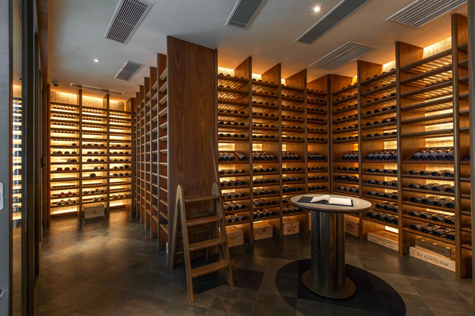 Over 1,000 bottles of curated French-focused wines is available at Oeno (Photo: Potager)