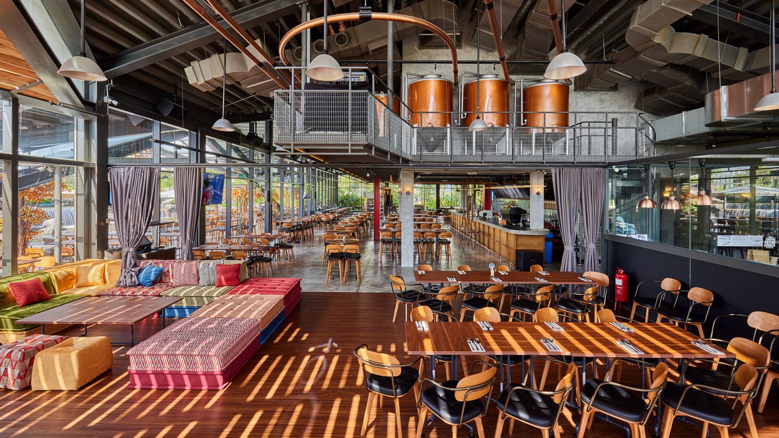 Award-winning Paperkite's microbrewery experience centre on the mezzanine floor (Photo: Tap Room)