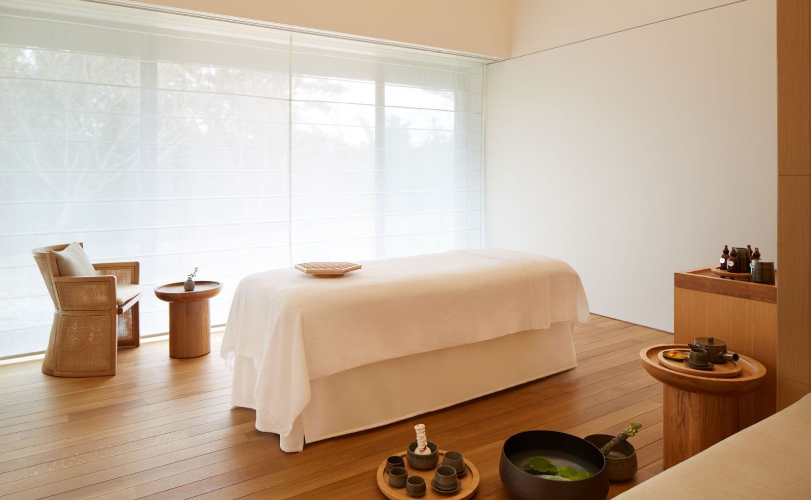 Không gian yên tĩnh của Amanemu dành cho các nghi lễ spa