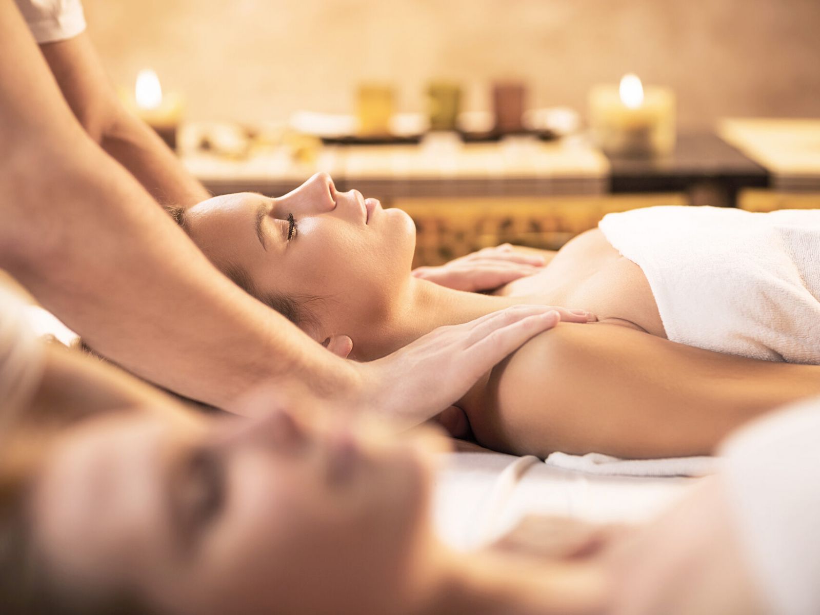 Massage treatments at Aqua Dome