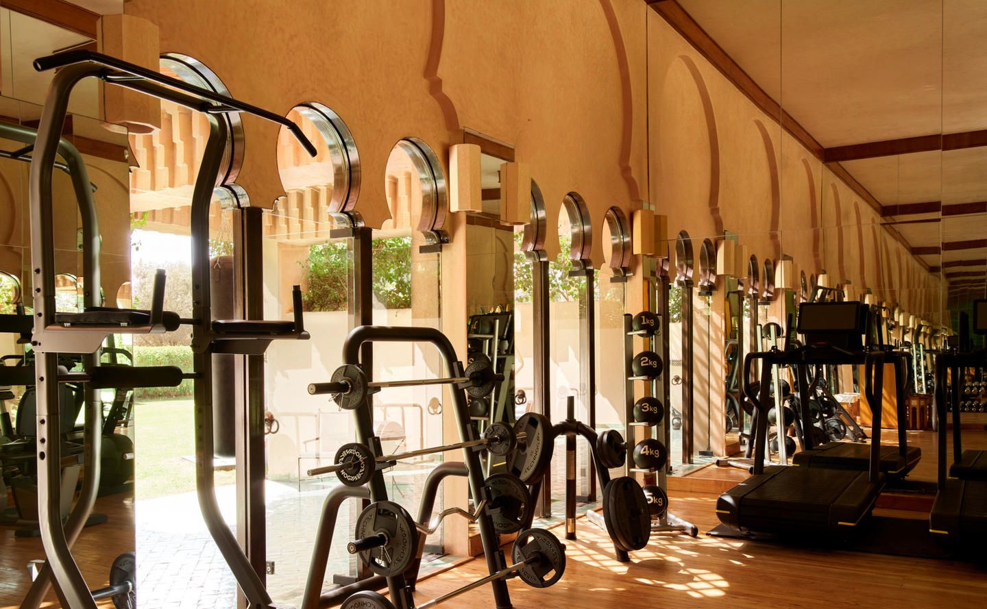 Phòng gym tại Amanjena
