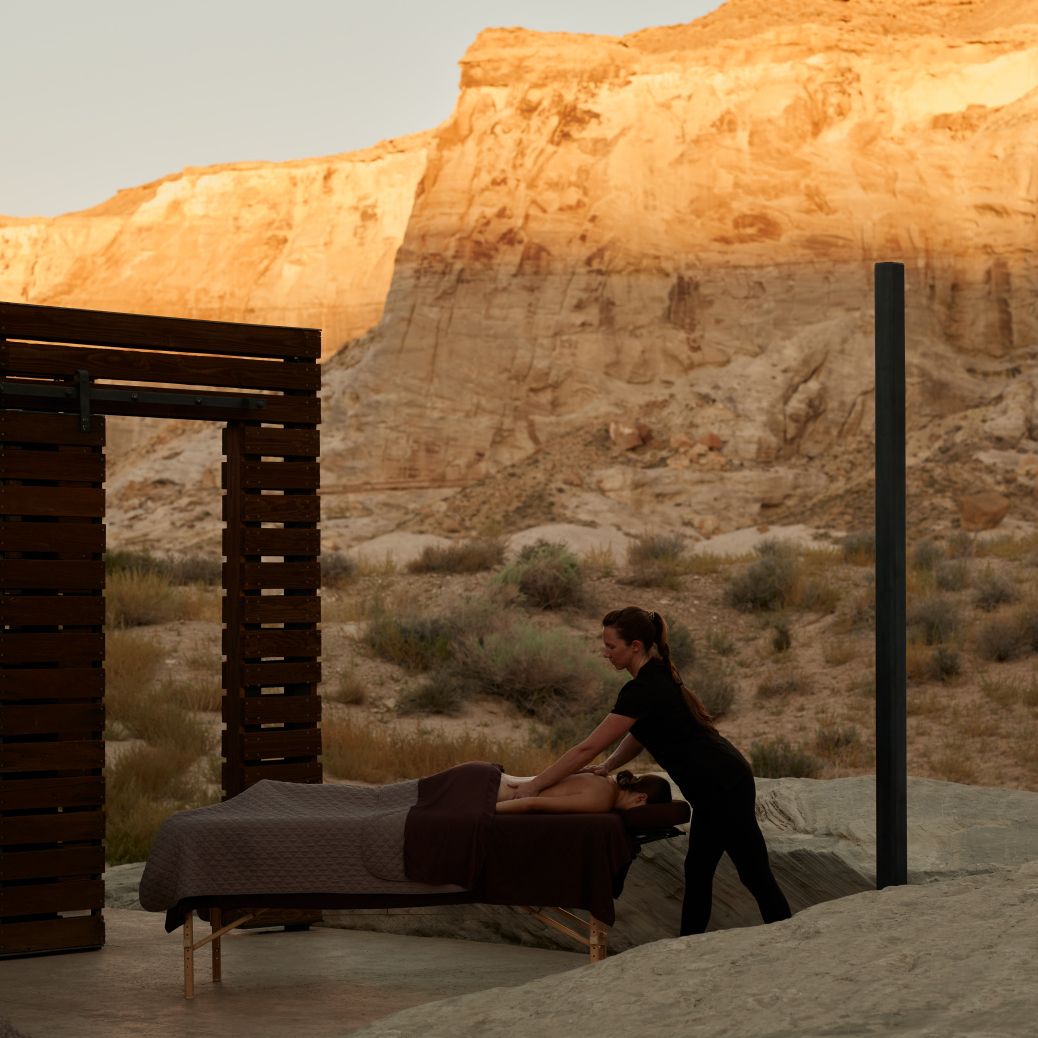 Đặt liệu trình mát-xa Amangiri dưới chân Grand Canyon