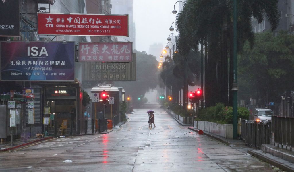 Typhoon Hato struck Hong Kong in August 2017 causing about HK$1.2 billion in damages to the city (Photo: Getty Images)