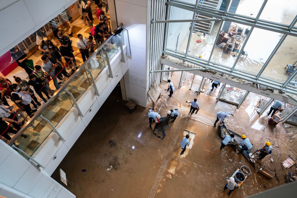 The September 2023 rainstorms in Hong Kong caused about HK$1.54 billion in damages from floods and landslides (Photo: Getty Images)