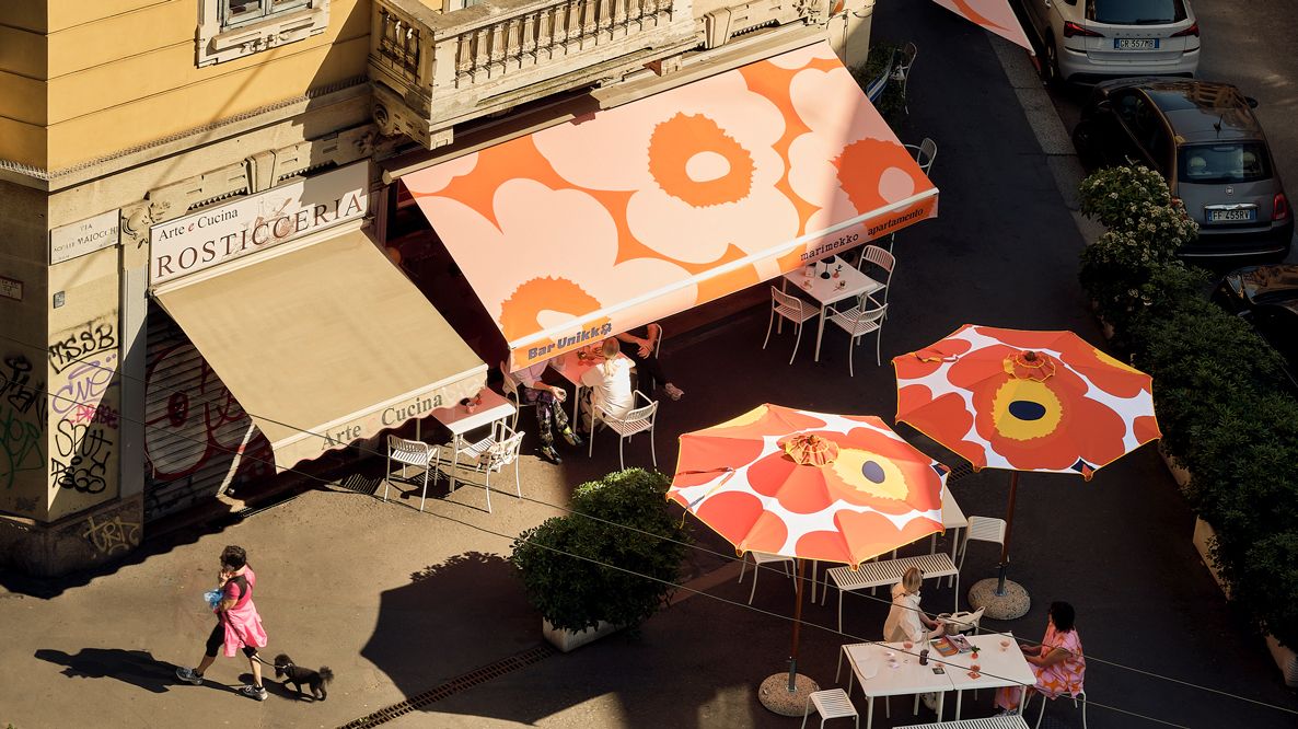 Marimekko's Bar Unikko injected some cheer into the neighbourhood